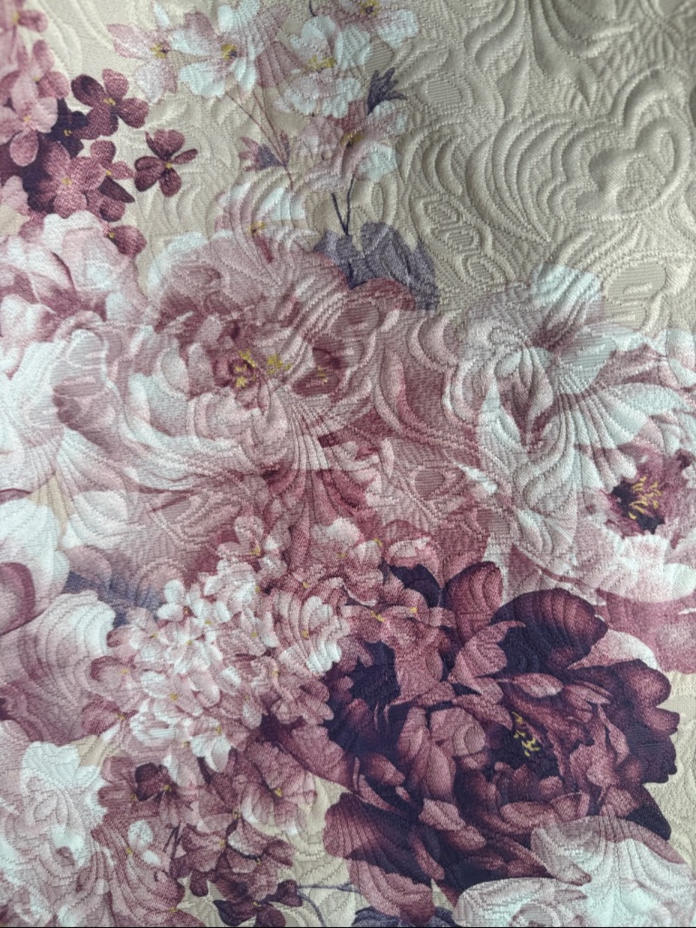 Chicwish Blush Pink Floral A-Line Midi Skirt - Picture 8 of 8
